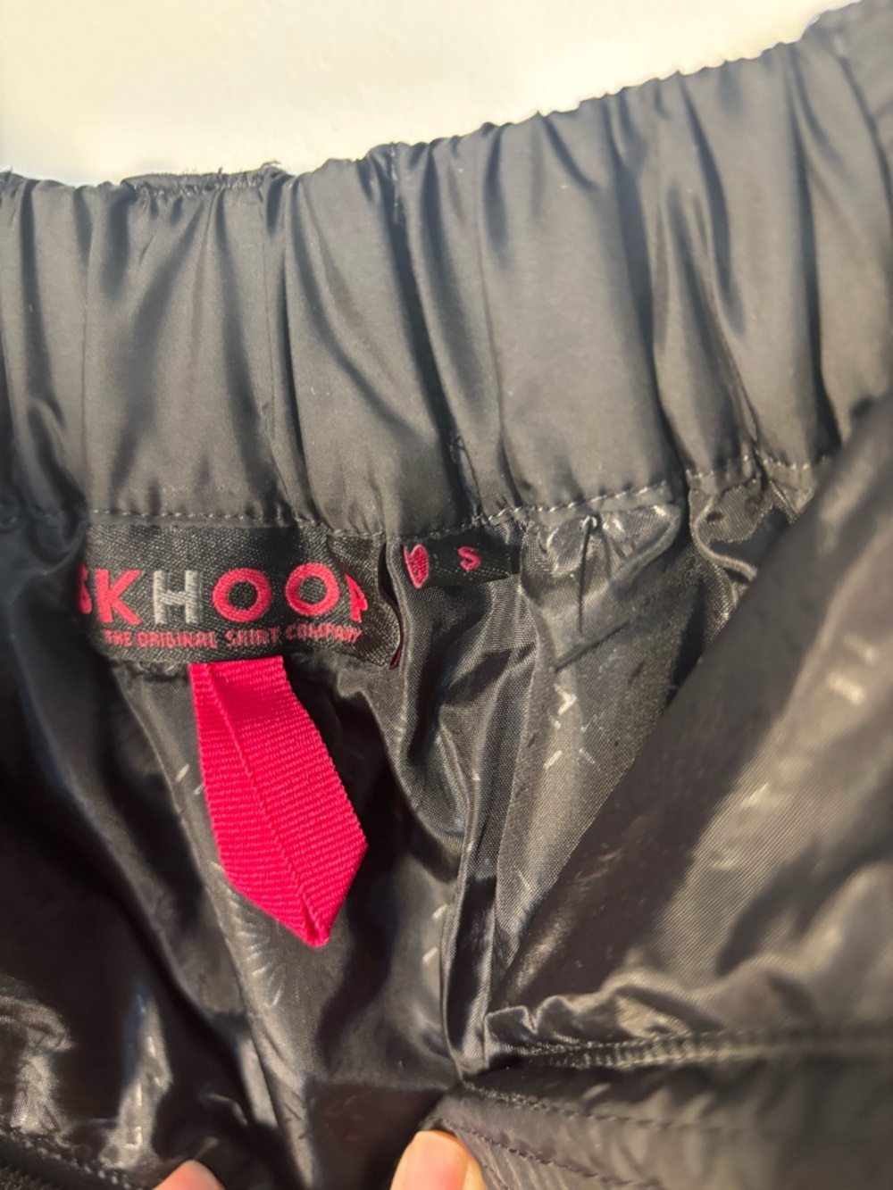 Ski-Doo Black Puffer Mini Skirt - Insulated Winter Style - Picture 5 of 8